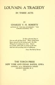 Cover of: Louvain by Charles V. H. Roberts