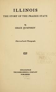 Cover of: Illinois by Grace Humphrey
