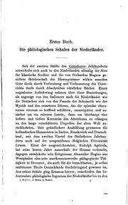 Cover of: Geschichte der klassischen Philologie in den Niederlanden.