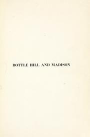 Cover of: Bottle Hill and Madison
