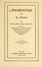 Cover of: Awakenings: with In Athens