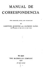 Cover of: Manual de correspondencia: with exercises, notes and vocabulary