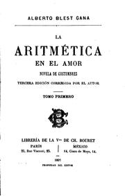 Cover of: La aritmética en el amor: novela de costumbres.
