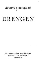 Cover of: Drengen. by Gunnar Gunnarsson