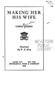 Cover of: Making her his wife