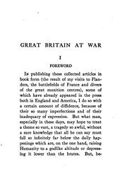 Cover of: Great Britain at war