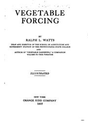 Vegetable forcing by Watts, Ralph Levi