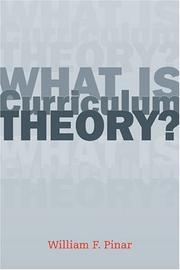 Cover of: What Is Curriculum Theory? (Studies in Curriculum Theory)