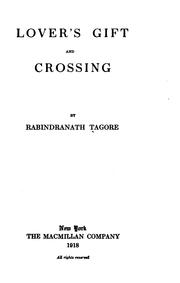 Lover's Gift by Rabindranath Tagore