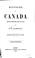 Cover of: Histoire du Canada depuis sa découverte jusqu'à nos jours.
