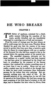 Cover of: He who breaks
