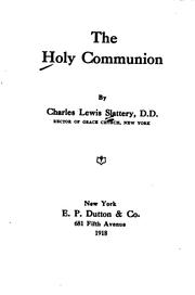 Cover of: The holy communion