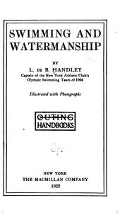 Cover of: Swimming and watermanship