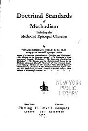 Cover of: Doctrinal standards of Methodism, including the Methodist Episcopal churches