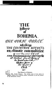 Cover of: Bohemian (Čech) bibliography by Thomas Čapek