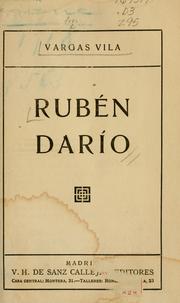 Cover of: Rubén Darío.