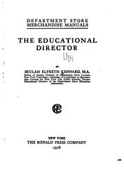 Cover of: The educational director