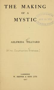 Cover of: The making of a mystic