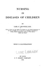 Cover of: Nursing in diseases of children