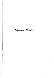 Cover of: Japanese prints