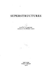 Superstructures by W. N. C. Carlton
