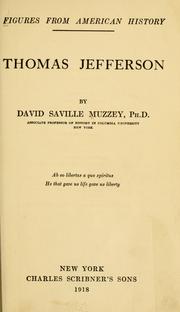 Cover of: Thomas Jefferson