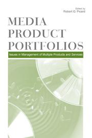 Cover of: Media Product Portfolios by Robert G. Picard