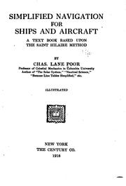 Cover of: Simplified navigation for ships and aircraft: a text book based upon the Saint Hilaire method