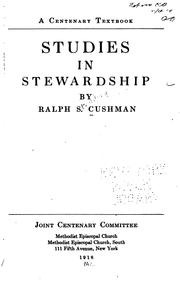 Cover of: Studies in stewardship