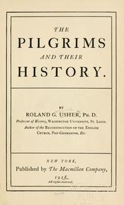 Cover of: The Pilgrims and their history.