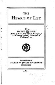 Cover of: The heart of Lee