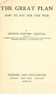 Cover of: The great plan by Arthur Edward Stilwell
