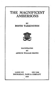 Cover of: The magnificent Ambersons by Booth Tarkington