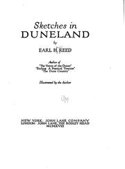 Cover of: Sketches in duneland | Earl H. Reed
