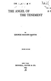 Cover of: The angel of the tenement