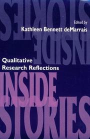 Cover of: Inside stories: qualitative research reflections