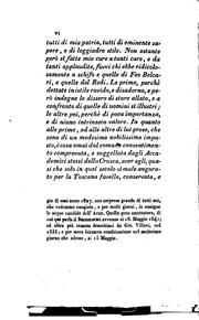 Cover of: Lettere di Benedetto Menzini e del senatore Vincenzio da Filicaia a Francesco Redi.