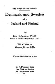 Cover of: Denmark and Sweden: with Iceland and Finland