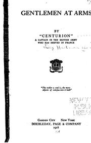 Cover of: Gentlemen at arms