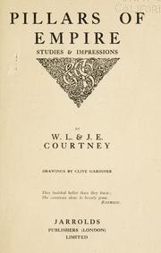 Cover of: Pillars of empire by W. L. Courtney