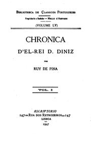 Chronica d'el-rei D. Diniz by Rui de Pina