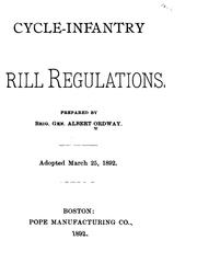 Cover of: Cycle-infantry drill regulations.