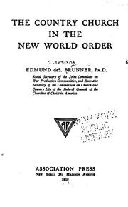 Cover of: The country church in the new world order