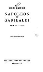 Cover of: Napoleon og Garibaldi by Georg Morris Cohen Brandes