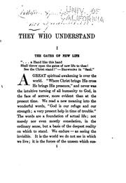 Cover of: They who understand
