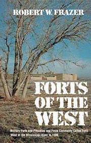 Cover of: Forts of the West by Robert W. Frazer