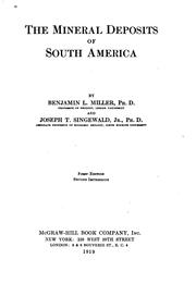 Cover of: The mineral deposits of South America