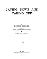 Laying down and taking off by Charles Desmond