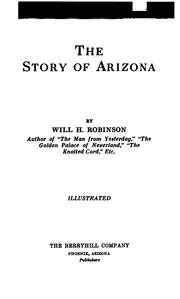 Cover of: The story of Arizona