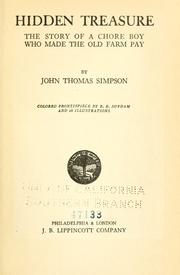 Cover of: Hidden treasure by John Thomas Simpson